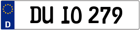 Truck License Plate